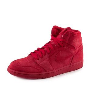 Nike Jordan 1 Red Suede high tops